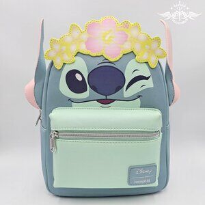 Loungefly | Bags | Loungefly Disney Stitch Flower Crown Figural Mini ...